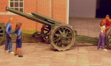 60Pdr BL Mk I Field Gunwith Modified B No. 12 Wheel - Matador Models