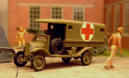 the Ford Model "T"  Ambulance  - Matador Models